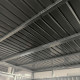 Abrigo de jardim em aço galvanizado Kosto cinzento escuro 8,64m² + kit de ancoragem - X-Métal