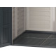 Abrigo de jardim em PVC 4,17m² - cinzento e antracite - Yardmate PLUS - Duramax