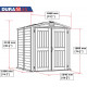 Abrigo de jardim em PVC 3,61m² - cinzento e antracite - STOREMATE PLUS - Duramax