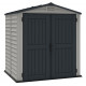 Abrigo de jardim em PVC 3,61m² - cinzento e antracite - STOREMATE PLUS - Duramax