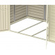 Abrigo de jardim em PVC 3,9m² - marfim - DURAMAT II - Duramax