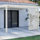 Painel lateral com grelha 1,33m OMBREA VS - Branco