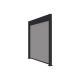 Toldo lateral antracite de 300 cm para pérgula bioclimática de alumínio Ombrea VS