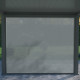 Toldo lateral antracite de 300 cm para pérgula bioclimática de alumínio Ombrea VS
