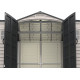 Abrigo de jardim em PVC 11,43m² - Cinzento e antracite - APEXPRO PLUS - Duramax
