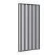Painel lateral de 1,3 m em antracite com persianas verticais - OMBREA VS