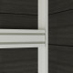 Abrigo de jardim + terraço em compósito de madeira 28mm antracite 15m² PREMIUM - Woodlife Garden