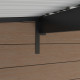Abrigo de jardim em madeira compósita 28mm aspeto madeira 14,75m² PREMIUM - Woodlife Garden