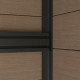 Abrigo de jardim + terraço em madeira composta de 28 mm com aspeto de madeira 15m² PREMIUM - Woodlife Garden