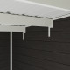 Abrigo de jardim em madeira compósita 28mm antracite 14,90m² PREMIUM - telhado plano - Woodlife Garden