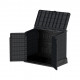 Guarda Contentores para jardim em PVC Antracite 850L - Duramax