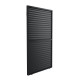 Painel com persiana orientável - 90 cm - preto antracite - X-METAL