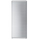 Painel com persiana fixa - 90 cm - cinzento claro - X-METAL