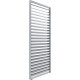 Painel com persiana fixa - 90 cm - cinzento claro - X-METAL