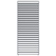 Painel com persiana fixa- 123cm - cinzento claro - X-METAL