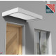 Toldo Sophia™ 1600 em alumínio branco e acrílico branco - Canopia
