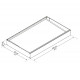 Toldo Sophia™ 1600 em alumínio branco e acrílico branco - Canopia