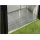 Piso para armário de jardim em metal antracite Kosto 2240L - X-METAL