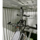 Calha e roldana adicionais para o abrigo para bicicletas em aço galvanizado Kosto - X-METAL