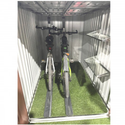 Calha e roldana adicionais para o abrigo para bicicletas em aço galvanizado Kosto - X-METAL