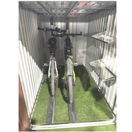 Calha e roldana adicionais para o abrigo para bicicletas em aço galvanizado Kosto - X-METAL