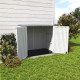 Cofre de jardim multifunções SunLife em HDPE bege - A.119cm - 2 contentores de lixo - Jôbu