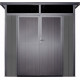 Abrigo de jardim em madeira compósita 19,2 mm antracite 4,51 m² GORDON Skylight – Woodlife Garden