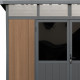 Abrigo de jardim em compósito de madeira 19,2 mm, aspeto madeira, 5,95 m² WINSTON Skylight – Woodlife Garden