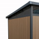 Abrigo de jardim em compósito de madeira 19,2 mm, aspeto madeira, 5,95 m² WINSTON Skylight – Woodlife Garden