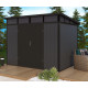 Abrigo de jardim compósito 5,95 m² GORDON antracite – Woodlife Garden