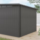 Abrigo de jardim compósito 5,95 m² GORDON antracite – Woodlife Garden