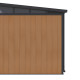 Abrigo de jardim em madeira compósita 19,2mm aspeto madeira 7,71m² WINSTON skylight - Woodlife Garden