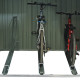 Abrigo para 3 bicicletas em metal antracite 3,32 m² + kit de ancoragem X-METAL