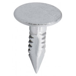 Pregos de cabeça chata para telhas e telhados - comprimento 16mm - 500gr - Gardy Shelter