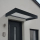 Dossel para portas acrílico Sophia™ 2150 cinzento claro - Canopia