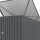 Baú multiusos 2300L / 2 contentores em aço galvanizado - X-METAL