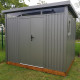 Abrigo de jardim em aço galvanizado Kosto 6,76m² + kit de ancoragem - X-Metal