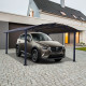 Carport em alumínio cinzento e policarbonato 1 carro 15.6m² Arcadia™ 4300 - Canopia