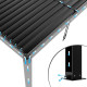 Pérgula bioclimática autoportante em alumínio FIRST Preto Grafite 3x4m - X-METAL