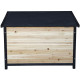 Canil em madeira FSC termotratada 104x66x70cm para cães de tamanho médio - Shelty Pet