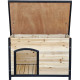 Canil em madeira FSC termotratada 119x76x82cm para cães de tamanho grande - Shelty Pet