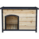 Canil em madeira FSC termotratada 119x76x82cm para cães de tamanho grande - Shelty Pet