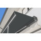 Toldo motorizado 300x250cm LEDY antracite, tela de poliéster antracite - X-METAL