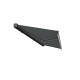 Toldo motorizado 450x300 cm LEDY antracite, tecido em poliéster antracite - X-METAL