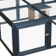 Recinto para tartarugas em madeira FSC termotratada 120x110x50cm + abrigo - Shelty Pet