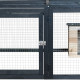 Recinto para tartarugas em madeira FSC termotratada 120x110x50cm + abrigo - Shelty Pet