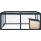 Recinto para tartarugas em madeira FSC termotratada 120x110x50cm + abrigo - Shelty Pet