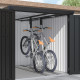 Abrigo metálico para 4 bicicletas Kosto antracite, 3,7m² - X-METAL