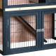 Coelheira para exterior em madeira FSC termotratada 101x55x100cm - Shelty Pet