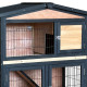 Coelheira para exterior em madeira FSC termotratada 101x55x100cm - Shelty Pet